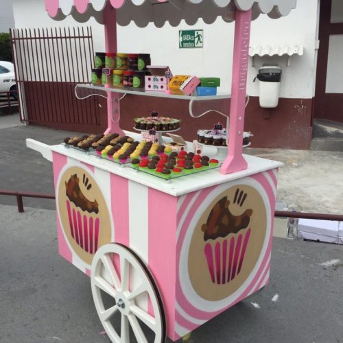 Carrinho Cenográfico em MDF